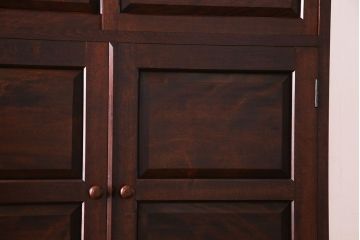 中古美品　松本民芸家具　直線的なデザインが美しいD型和タンス(箪笥、チェスト)(定価約54万円)