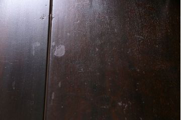 ビンテージ　北海道民芸家具　絶版品!両袖ビューロー(ライティングビューロー、デスク、在宅ワーク、在宅用、簿記机)