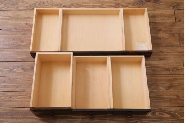 ビンテージ　北海道民芸家具　絶版品!両袖ビューロー(ライティングビューロー、デスク、在宅ワーク、在宅用、簿記机)