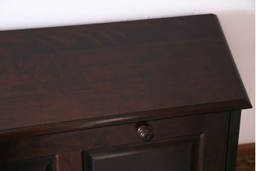 ビンテージ　北海道民芸家具　絶版品!両袖ビューロー(ライティングビューロー、デスク、在宅ワーク、在宅用、簿記机)