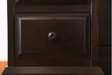 ビンテージ　北海道民芸家具　絶版品!両袖ビューロー(ライティングビューロー、デスク、在宅ワーク、在宅用、簿記机)