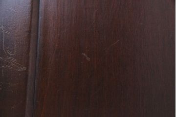 アンティーク雑貨　中古　松本民芸家具　シックな和の空間づくりにおすすめなA型電話台(花台)(定価約9万1千円)