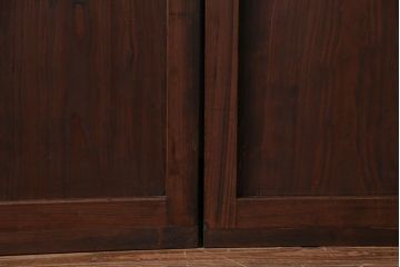 昭和初期　美品　杉材　味わい深い風合いが魅力の障子戸(引き戸、建具)4枚セット(1)