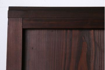 昭和初期　美品　杉材　味わい深い風合いが魅力の障子戸(引き戸、建具)4枚セット(1)