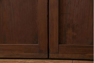 昭和初期　美品　杉材　味わい深い風合いが魅力の障子戸(引き戸、建具)4枚セット(1)