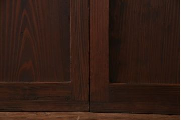 昭和初期　美品　杉材　味わい深い風合いが魅力の障子戸(引き戸、建具)4枚セット(1)