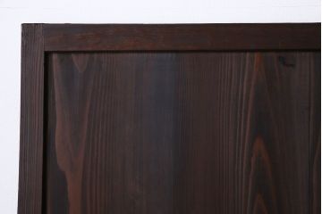 昭和初期　美品　杉材　味わい深い風合いが魅力の障子戸(引き戸、建具)4枚セット(2)