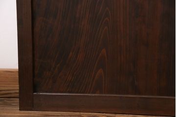昭和初期　美品　杉材　味わい深い風合いが魅力の障子戸(引き戸、建具)4枚セット(2)