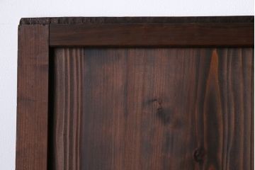 昭和初期　美品　杉材　味わい深い風合いが魅力の障子戸(引き戸、建具)4枚セット(2)