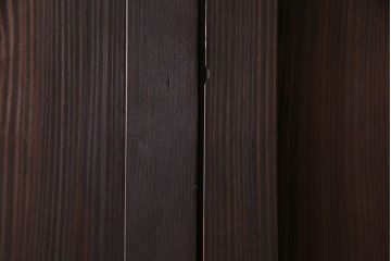 昭和初期　美品　杉材　味わい深い風合いが魅力の障子戸(引き戸、建具)4枚セット(2)