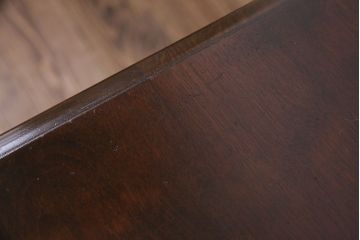 中古　北海道民芸家具　421 樺材　重厚なデスク(片袖机、在宅ワーク、在宅用学習机)(定価約15万円)(2)