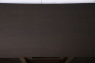 中古美品　松本民芸家具　直線のデザインが印象的なサイドボード(ローボード、収納棚、戸棚)(定価約33万円)