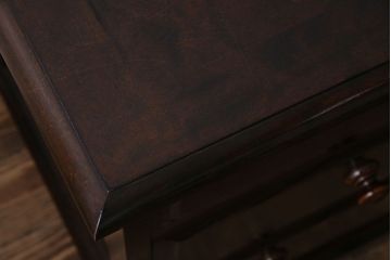 中古　北海道民芸　落ち着きのある色味が魅力のシンプルなサイドチェスト(リビングボード、ローチェスト)