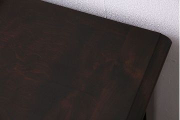 中古　北海道民芸　落ち着きのある色味が魅力のシンプルなサイドチェスト(リビングボード、ローチェスト)