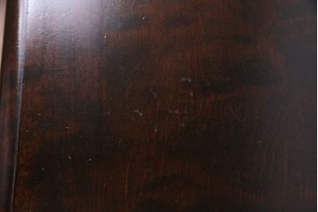 中古　北海道民芸　落ち着きのある色味が魅力のシンプルなサイドチェスト(リビングボード、ローチェスト)