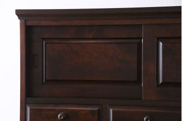 中古　北海道民芸家具　衣装盆付き3段重ねチェスト(衣装箪笥・整理タンス・着物箪笥)(定価約90万円)