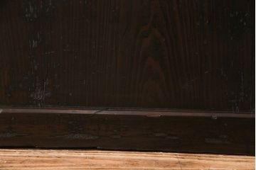 和製アンティーク　濃くて深い色合いが情緒を漂わせる板戸1枚(引き戸、建具)