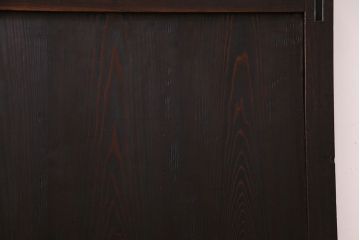 和製アンティーク　濃くて深い色合いが情緒を漂わせる板戸1枚(引き戸、建具)