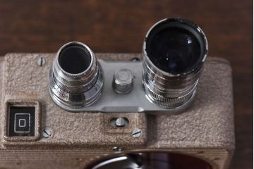アンティーク雑貨　ビンテージカメラ　瓜生精機　シネカメラ(cinecamera)　シネマックス cinemax-8