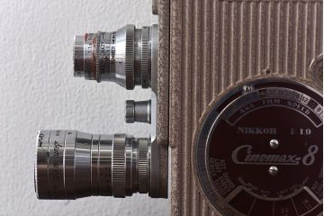 アンティーク雑貨　ビンテージカメラ　瓜生精機　シネカメラ(cinecamera)　シネマックス cinemax-8
