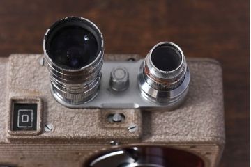 アンティーク雑貨　ビンテージカメラ　瓜生精機　シネカメラ(cinecamera)　シネマックス cinemax-8