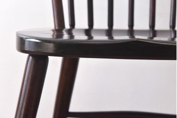 中古　松本民芸家具　シンプルで座り心地の良いNC型チェア(ダイニングチェア、椅子、板座チェア)(定価約8万円)