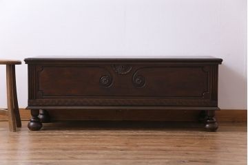 ヴィンテージ家具　アメリカビンテージ　Forest Park EDWARD ROOS社 収納付きシダーチェスト(ベンチ、ローボード)