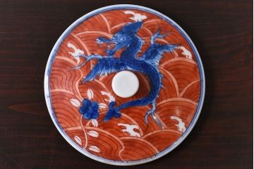 アンティーク雑貨　有田焼　館林源右衛門　赤絵茶器揃　共箱