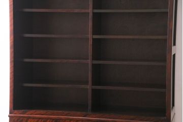 中古　民芸家具　落ち着きのある色合いの食器棚(収納棚、戸棚、飾り棚)