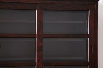 中古　民芸家具　落ち着きのある色合いの食器棚(収納棚、戸棚、飾り棚)