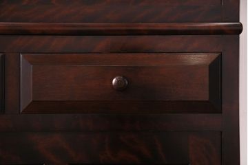 中古　民芸家具　落ち着きのある色合いの食器棚(収納棚、戸棚、飾り棚)