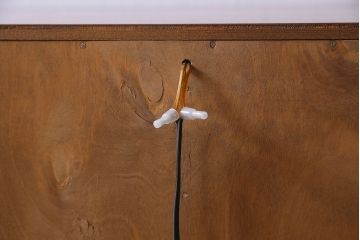 ヴィンテージ家具　北欧ビンテージ　Lyby Mobler　内部照明付　あたたかな雰囲気が魅力の大型リビングボード(サイドボード、収納棚)