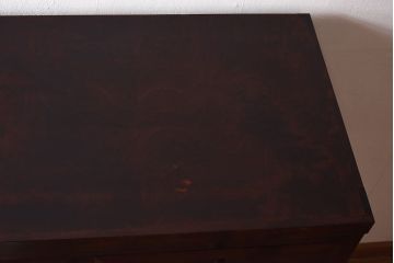 中古　美品　松本民芸家具　D型整理タンスI(箪笥、チェスト)(定価約28万円)(1)