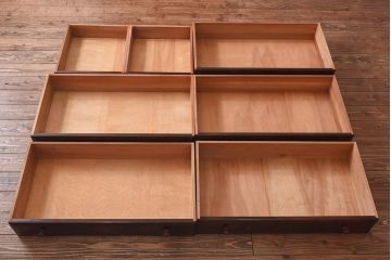 中古　美品　松本民芸家具　D型整理タンスI(箪笥、チェスト)(定価約28万円)(1)