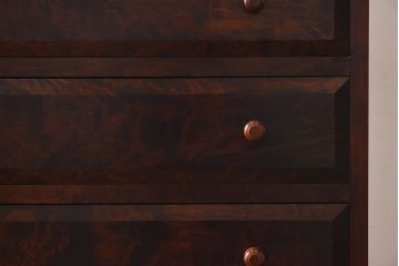 中古　美品　松本民芸家具　D型整理タンスI(箪笥、チェスト)(定価約28万円)(1)