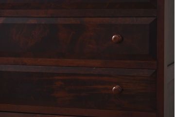 中古　美品　松本民芸家具　D型整理タンスI(箪笥、チェスト)(定価約28万円)(1)