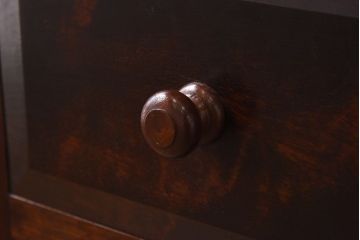 中古　美品　松本民芸家具　D型整理タンスI(箪笥、チェスト)(定価約28万円)(1)