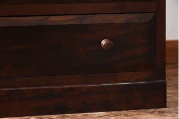 中古　美品　松本民芸家具　D型整理タンスI(箪笥、チェスト)(定価約28万円)(1)