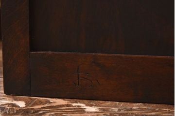 中古　美品　松本民芸家具　D型整理タンスI(箪笥、チェスト)(定価約28万円)(1)