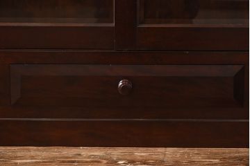 中古　松本民芸家具　特注品　引き出し付　大人の空間づくりにおすすめな本箱(サイドボード、ブックケース)