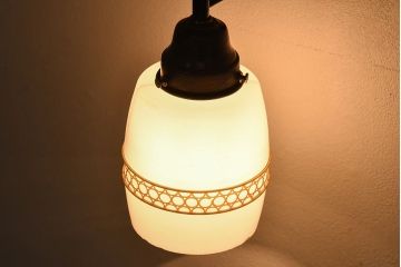 和製アンティーク　和のデザインが魅力的なウォールランプ(壁掛け照明、ライト)