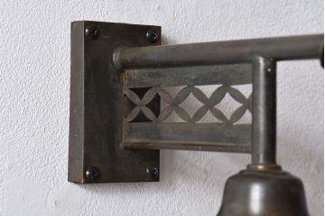 和製アンティーク　和のデザインが魅力的なウォールランプ(壁掛け照明、ライト)