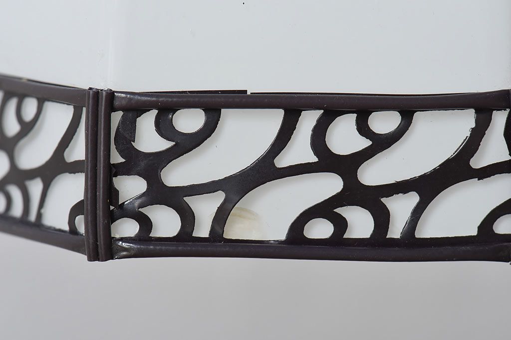 昭和初期　和モダンな雰囲気漂うシェード(ペンダントライト、天井照明)