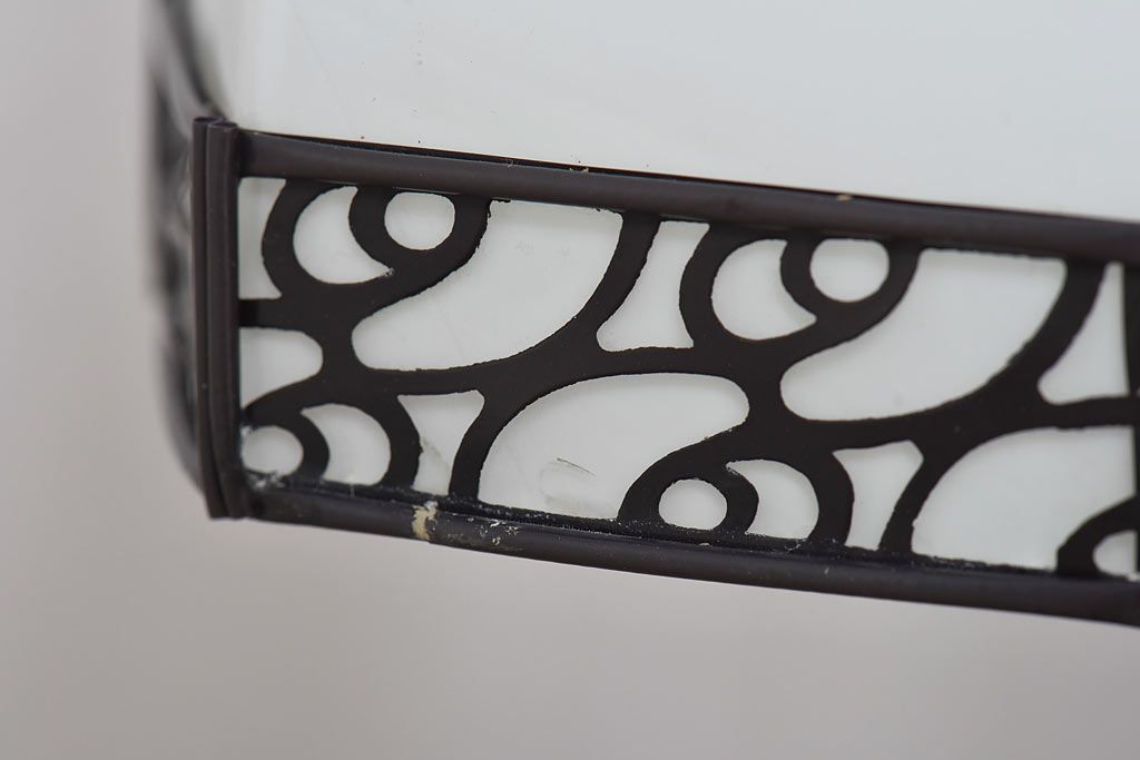 昭和初期　和モダンな雰囲気漂うシェード(ペンダントライト、天井照明)