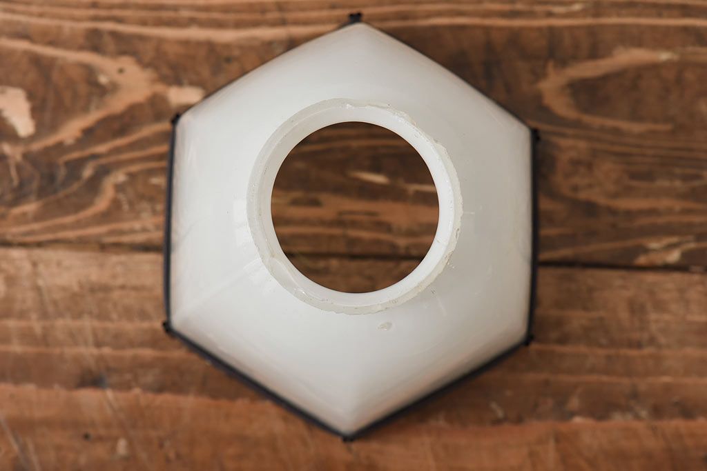 昭和初期　和モダンな雰囲気漂うシェード(ペンダントライト、天井照明)