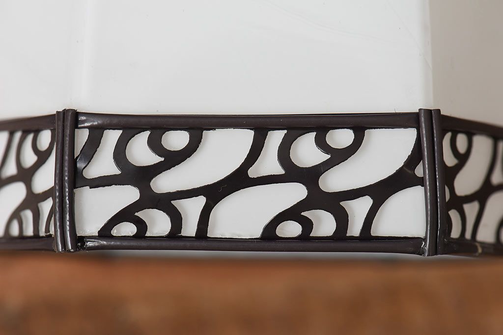 昭和初期　和モダンな雰囲気漂うシェード(ペンダントライト、天井照明)