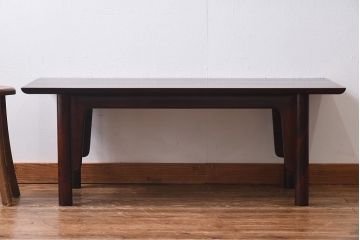 中古　松本民芸家具　#203型　ローテーブル(茶卓、センターテーブル)(定価約15万円)(2)