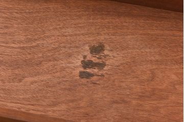 北欧ビンテージ家具　チーク材　大きな丸い取っ手が愛らしいチェスト(サイドチェスト、引き出し、ドロワー)