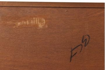 北欧ビンテージ家具　チーク材　大きな丸い取っ手が愛らしいチェスト(サイドチェスト、引き出し、ドロワー)