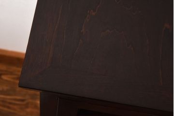 中古　松本民芸家具　503型　直線のデザインが目を引く整理箪笥(引き出し、衣装箪笥、チェスト)(定価約28万円)(2)